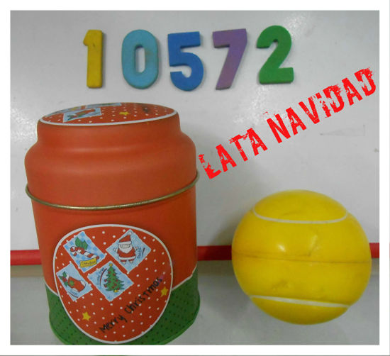 Imagen de LATA DISEÑO ESTAMPADO NAVIDAD 11.25